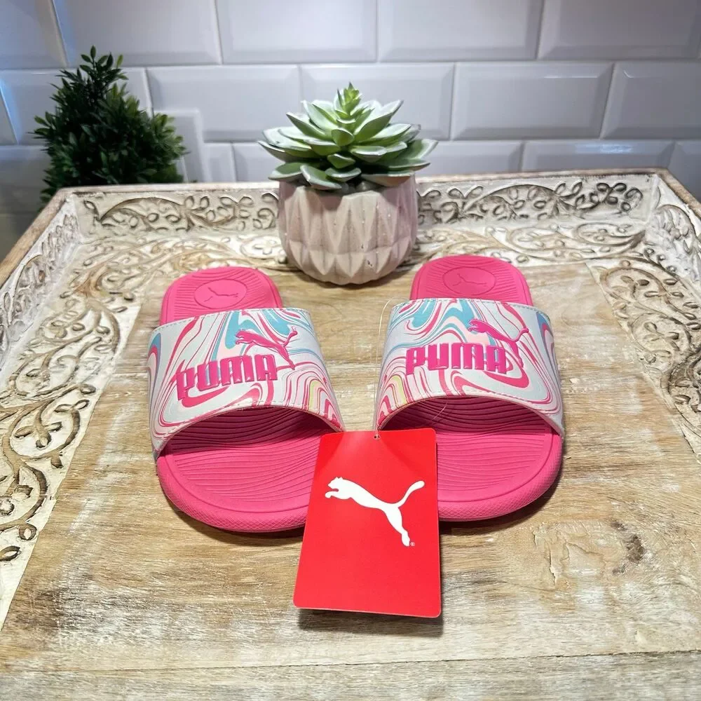 Puma Slide Sandals Size 4